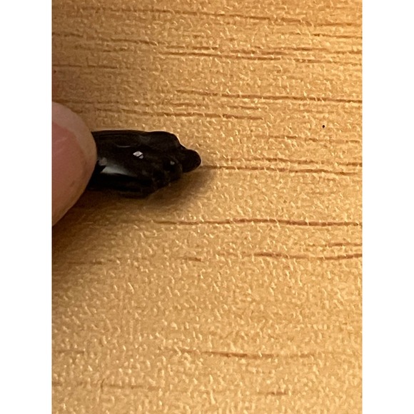 Gold Tone Mano Figa Bracelet Black Red Beads Protection Charm 5.5 Inch - Picture 6 of 6